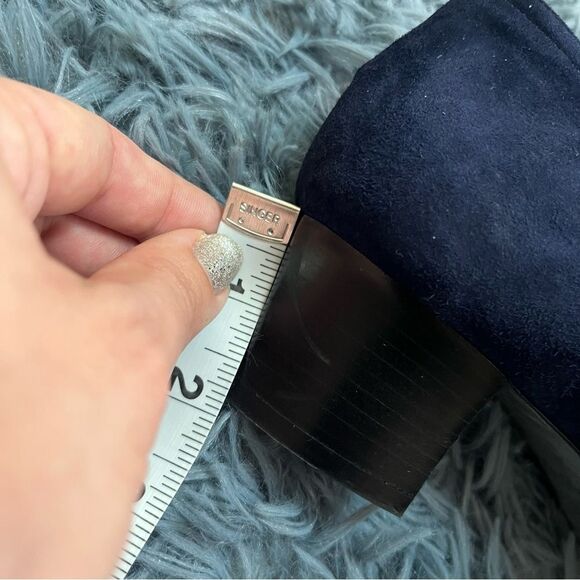 Thierry Rabotin Navy Suede Comfort Pumps – Size 9.5 | Made in Italy - Picture 6 of 6